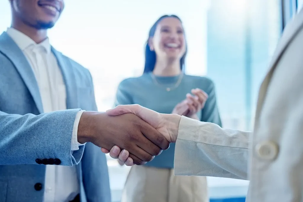 Investment Banking 1 Shaking hands